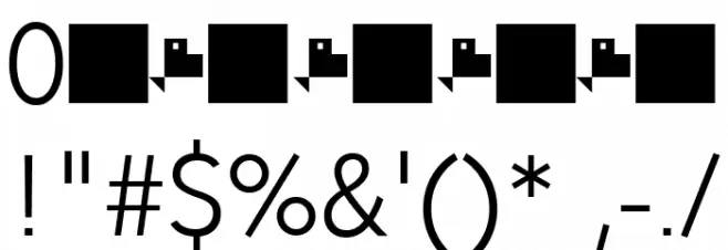 Paloseco Light Font OTHER CHARS