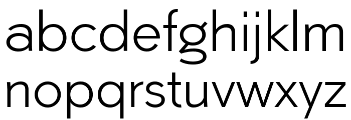 Paloseco Light Font LOWERCASE