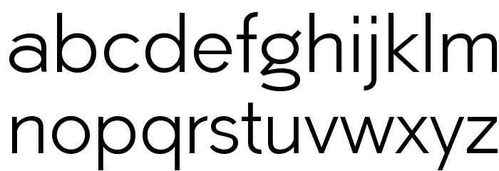Paloseco Light Font LOWERCASE