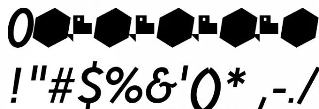 Paloseco Medium Italic Font OTHER CHARS