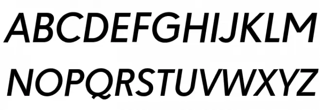Paloseco Medium Italic Шрифта ВЕРХНИЙ