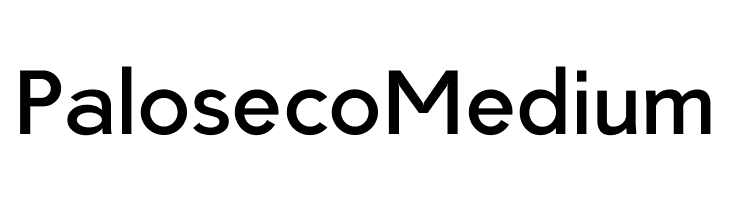 Paloseco Medium  免费字体下载