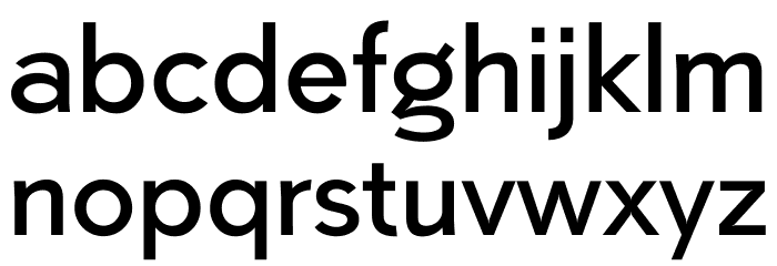 Paloseco Medium Font LOWERCASE