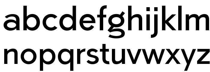 Paloseco Medium Font LOWERCASE
