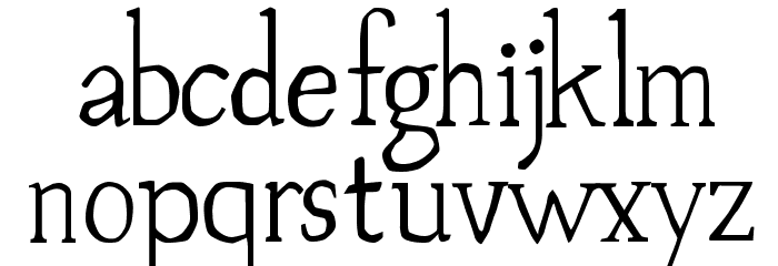 Palovsky Font LOWERCASE
