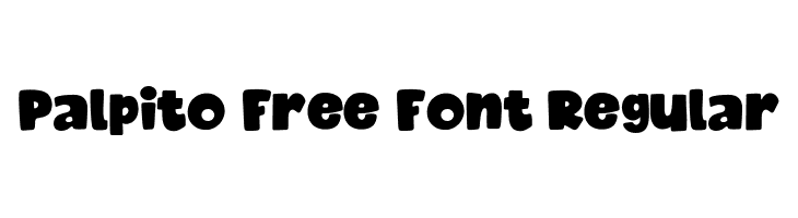 Palpito Free Font Regular  नि: शुल्क फ़ॉन्ट्स डाउनलोड