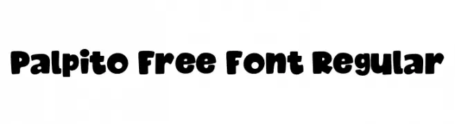 Palpito Free Font Regular  नि: शुल्क फ़ॉन्ट्स डाउनलोड