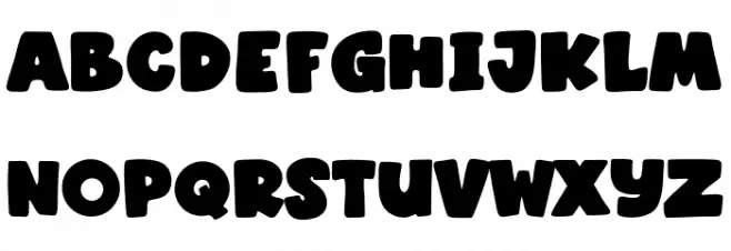 Palpito Free Font Regular Шрифта ВЕРХНИЙ