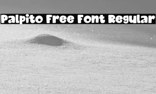 Palpito Free Font Regular Font examples