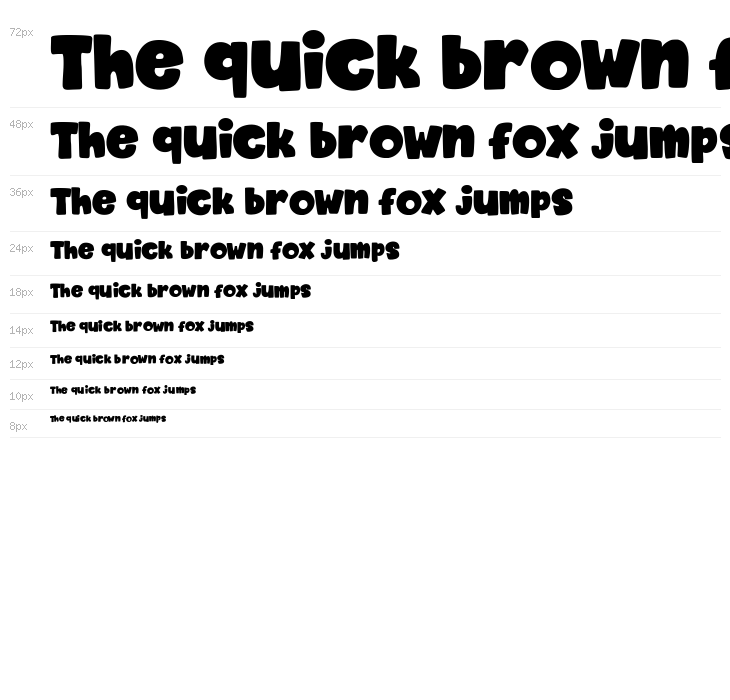 Palpito Free Font Regular Waterfall