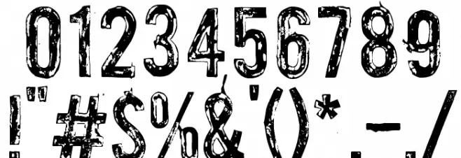 Palsu Font OTHER CHARS