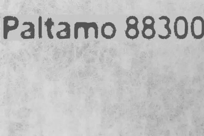 Paltamo 88300 Font examples