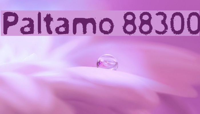 Paltamo 88300 Font examples