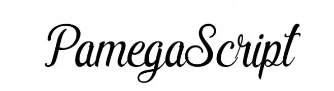 Pamega Script  Fuentes Gratis Descargar