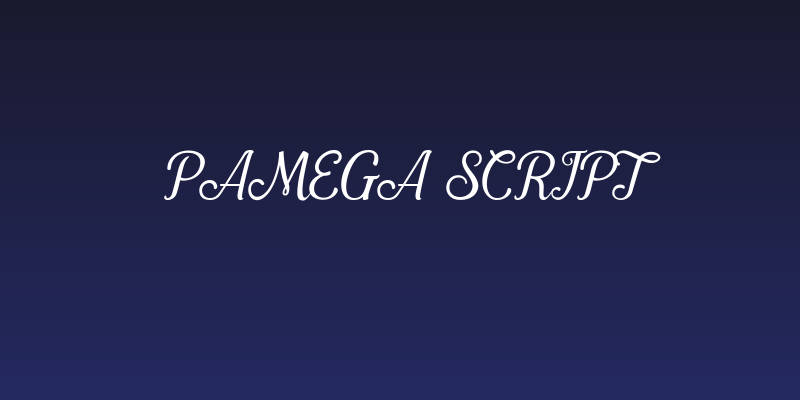 Pamega Script Social Header