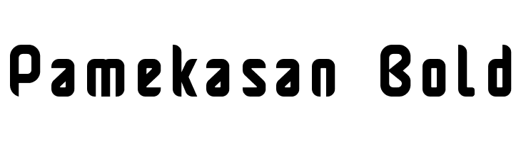 Pamekasan Bold  font caratteri gratis