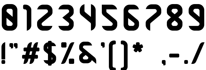 Pamekasan Bold Font OTHER CHARS