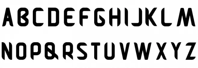 Pamekasan Bold Schriftart Groß