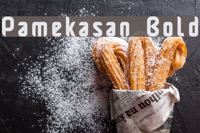 Pamekasan Bold Font examples