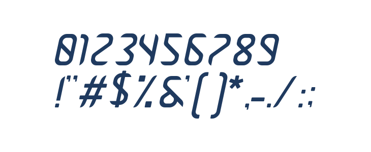 Pamekasan Italic Other Characters