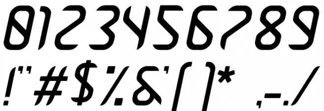 Pamekasan Italic Font OTHER CHARS