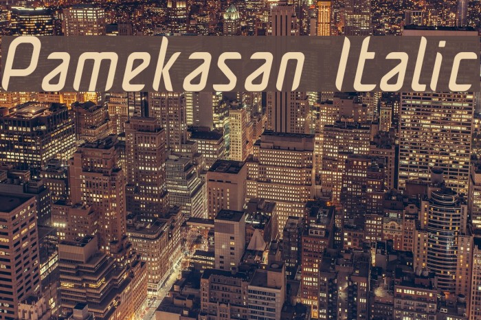 Pamekasan Italic Example 3