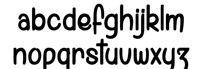 Pamela want a Bike to Ride Font LOWERCASE