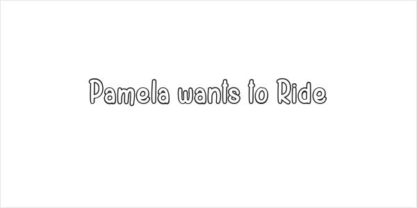 Pamela wants to Ride Logo