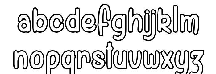 Pamela wants to Ride Font LOWERCASE