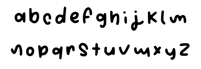 Pamelastudyblrregular Regular Font LOWERCASE