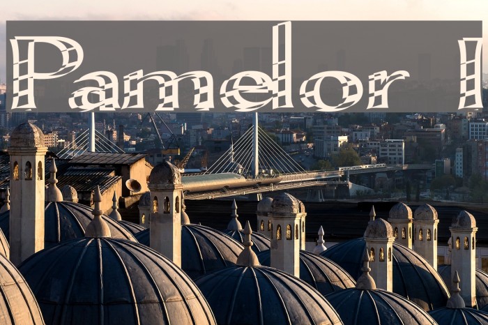Pamelor I Font examples