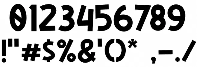 Pamit Font OTHER CHARS