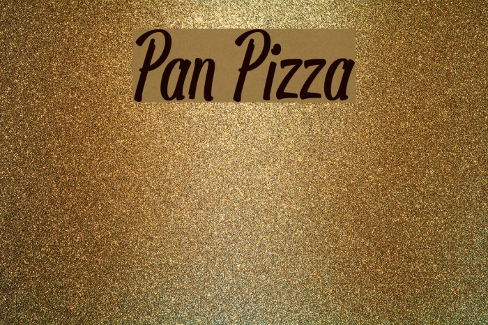 Pan Pizza Font examples