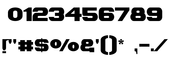 PanAm LogoText Font OTHER CHARS