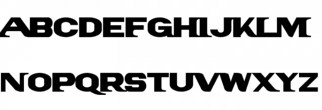 PanAm LogoText Fonte MAIÚSCULAS