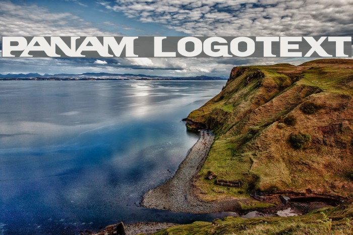 PanAm LogoText Font examples