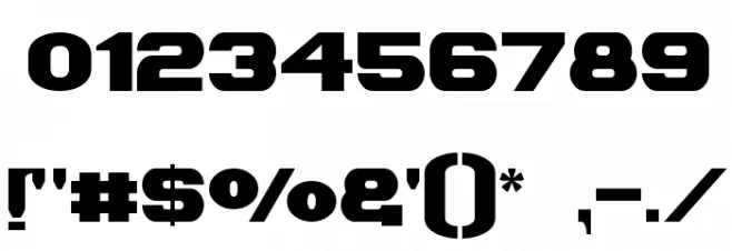 PanAm Text Font OTHER CHARS