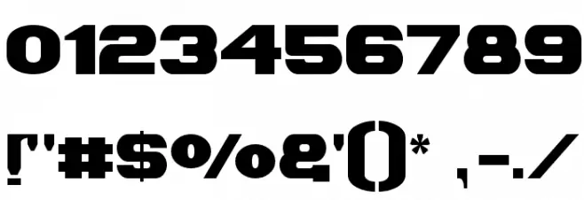 PanAmTextCaps Font OTHER CHARS