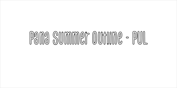 Pana Summer Outline - PUL Logo