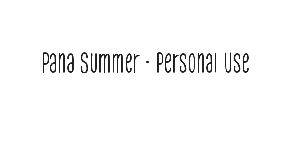 Pana Summer - Personal Use Logo