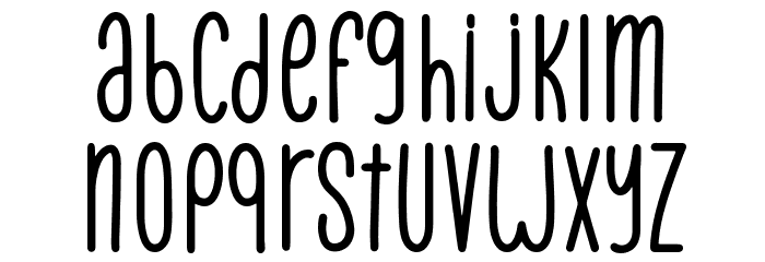 Pana Summer - Personal Use Font LOWERCASE