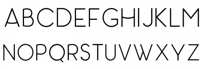 Panama Light Шрифта ВЕРХНИЙ
