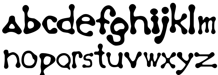 Panama Normal Font LOWERCASE