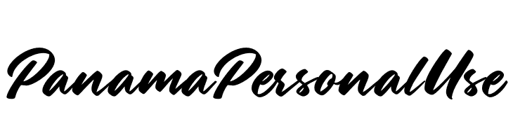 Panama Personal Use  Descarca Fonturi Gratis