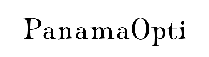 PanamaOpti  Frei Schriftart Herunterladen