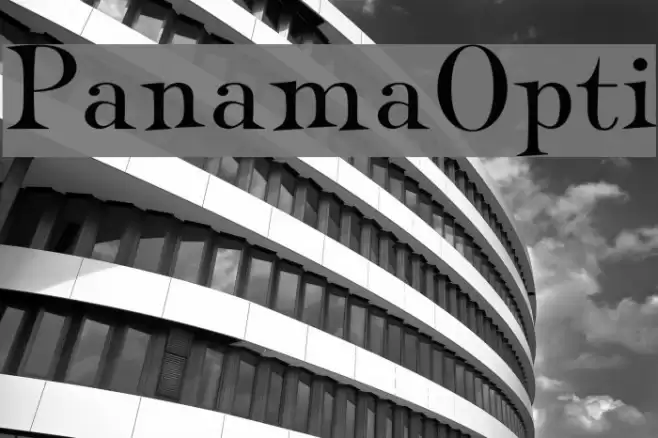 PanamaOpti Font examples