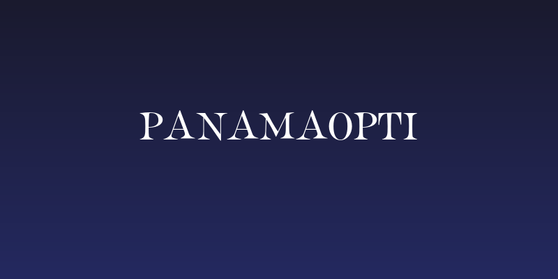 PanamaOpti Social Header