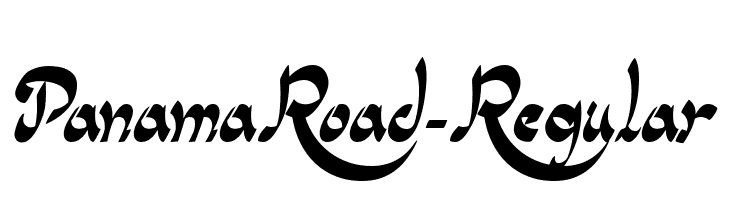 PanamaRoad-Regular  Скачать бесплатные шрифты