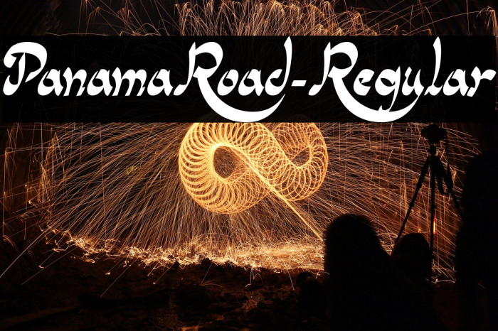 PanamaRoad-Regular Font examples
