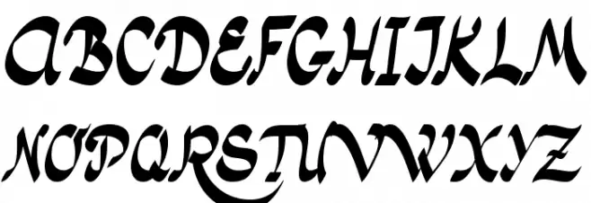 PanamaRoad-Regular Font Litere mari
